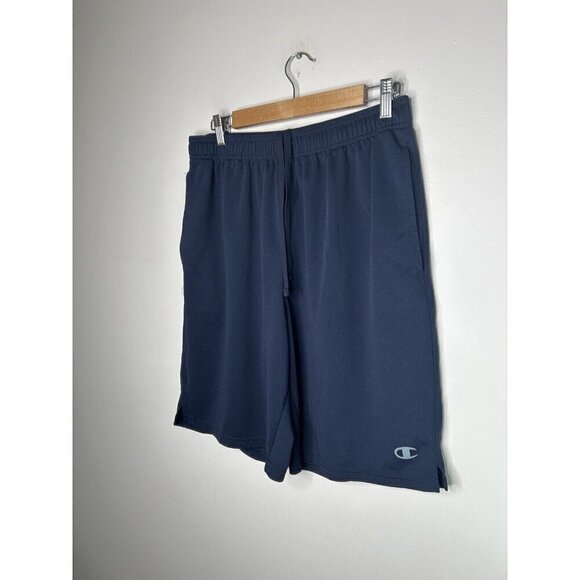 Champion Authentic Men’s Athletic Wear Navy Blue Pocket Shorts Size Large - Picture 3 of 10